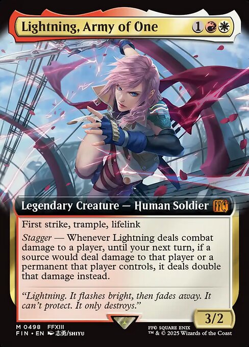FIN: Lightning, Army of One (Extended Art)