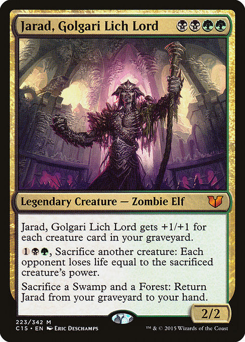 C15: Jarad, Golgari Lich Lord