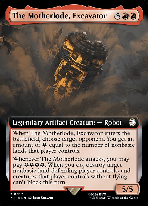 PIP: The Motherlode, Excavator (Extended Art) (Surge Foil)