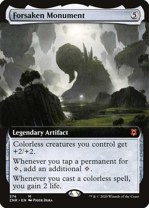 ZNR: Forsaken Monument (Extended Art) (Foil)