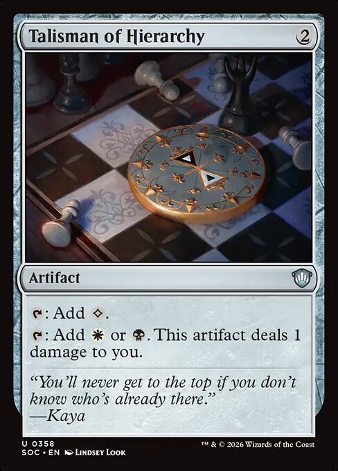 SOC: Talisman of Hierarchy