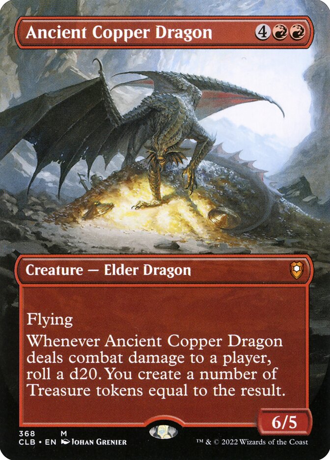 Ancient Copper Dragon (Borderless) [Foil] :: CLB