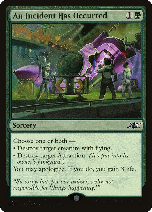 UNF: An Incident Has Occurred (Galaxy Foil)