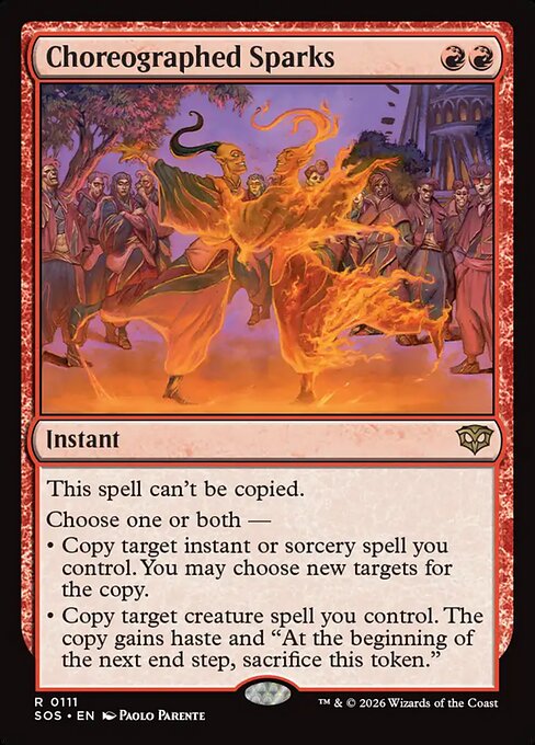 SOS: Choreographed Sparks (Foil)
