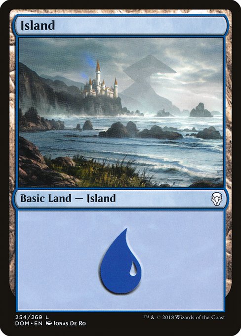 DOM: Island (254) (Foil)