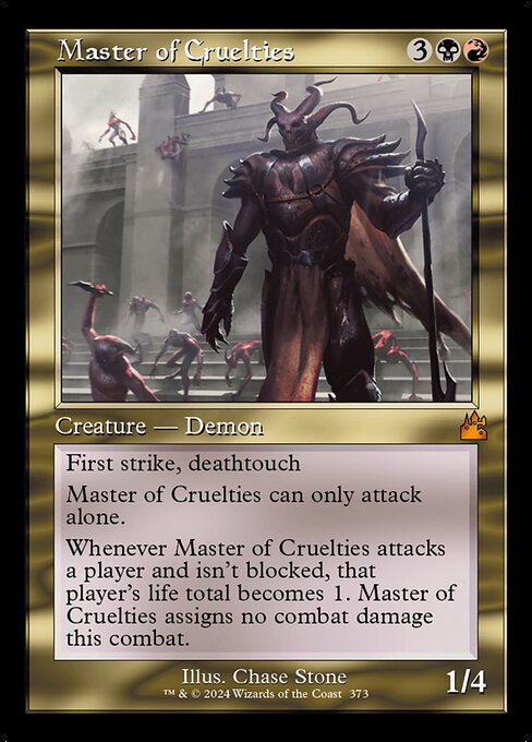 RVR: Master of Cruelties (Retro Frame) (Foil)