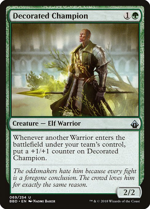 BBD: Decorated Champion