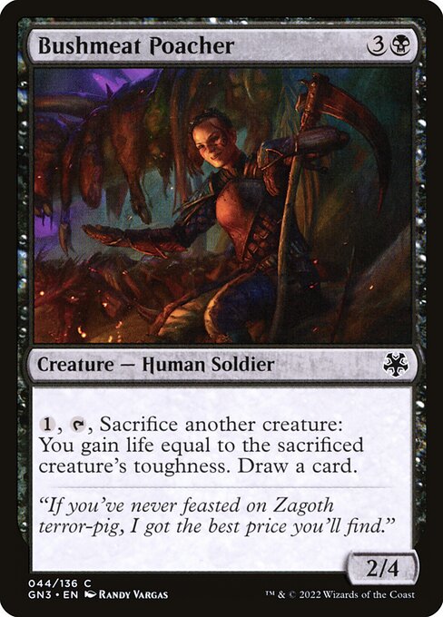 GN3: Bushmeat Poacher