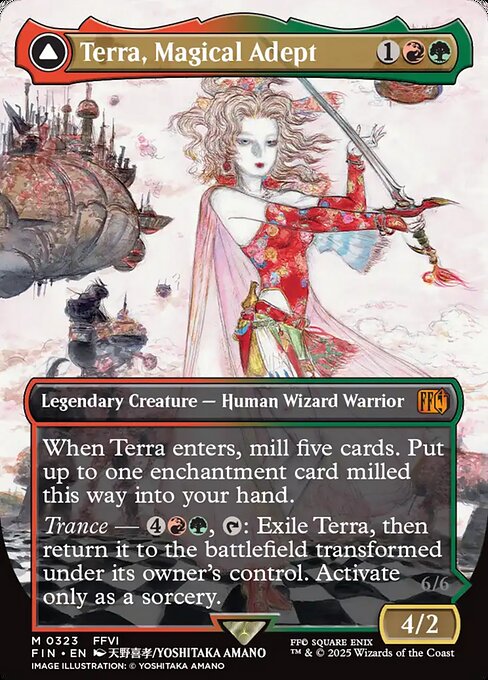 FIN: Terra, Magical Adept (Borderless) (Foil)