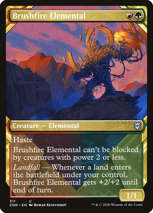 ZNR: Brushfire Elemental (Showcase)