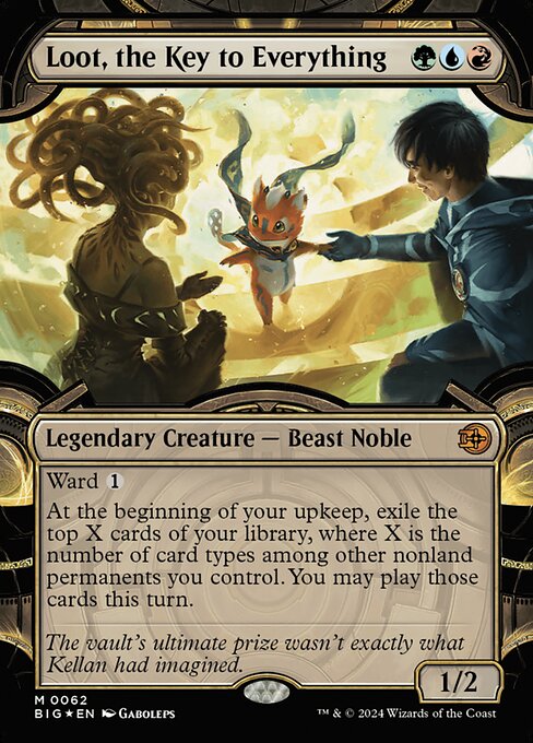BIG: Loot, the Key to Everything (Showcase) (Raised Foil)