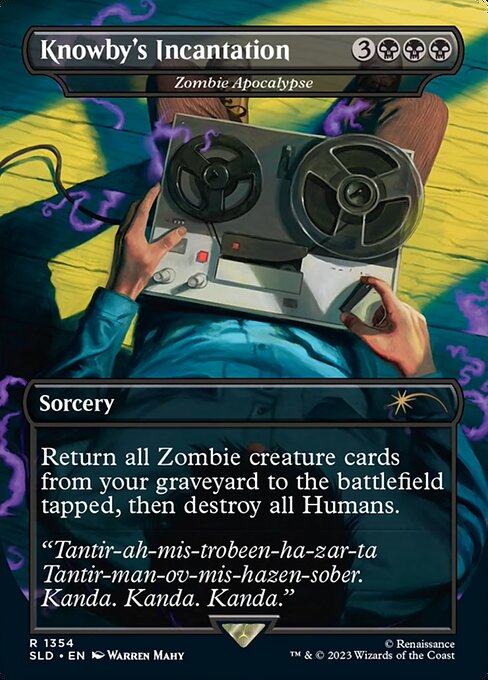SLD: Knowby's Incantation - Zombie Apocalypse (Foil)