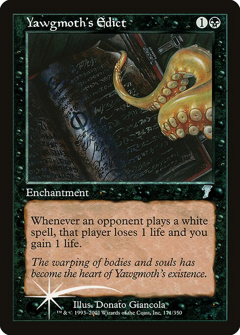 7ED: Yawgmoth's Edict (Foil)
