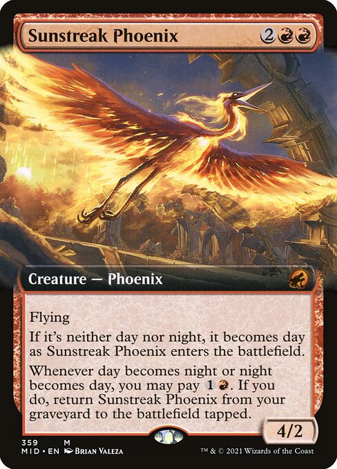 MID: Sunstreak Phoenix (Extended Art) (Foil)