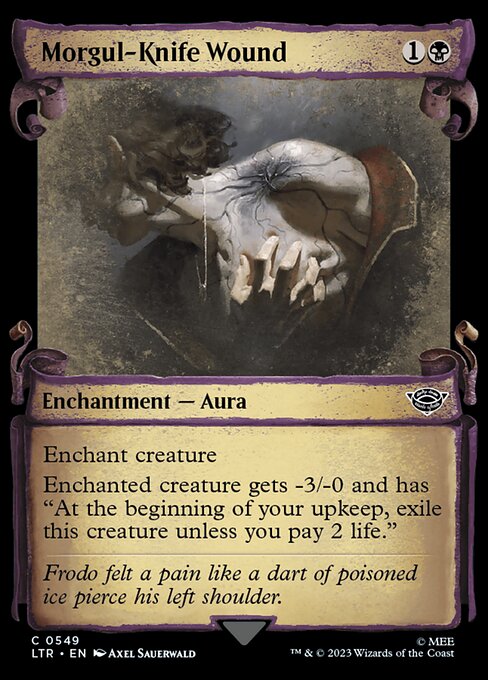 LTR: Morgul-Knife Wound (Showcase Scrolls)