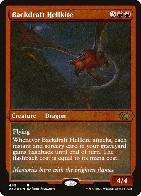 2X2: Backdraft Hellkite (Foil Etched)