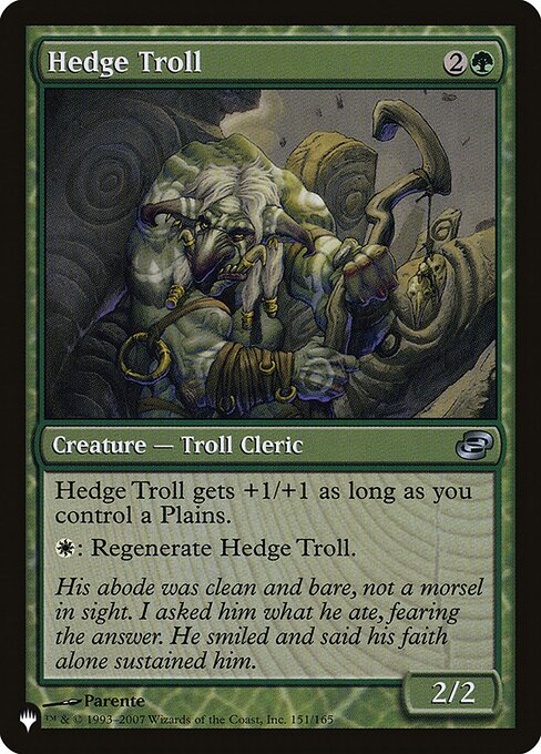 PLST: Hedge Troll
