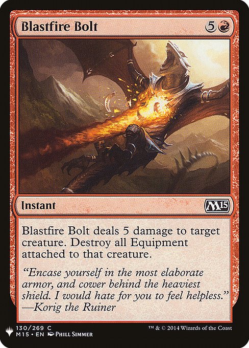 PLST: Blastfire Bolt