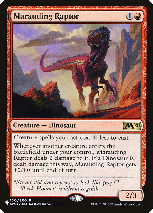 PLST: Marauding Raptor