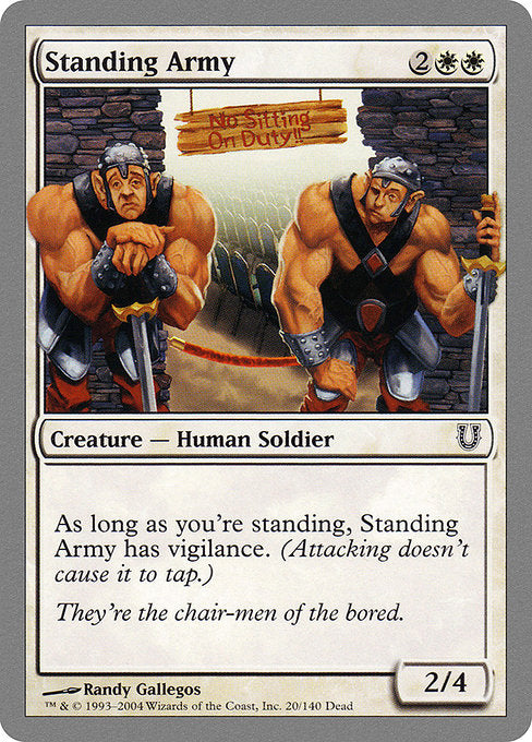 UNH: Standing Army
