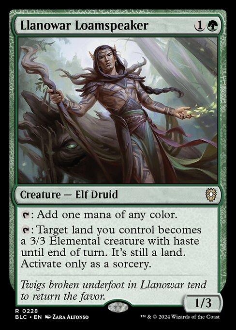BLC: Llanowar Loamspeaker