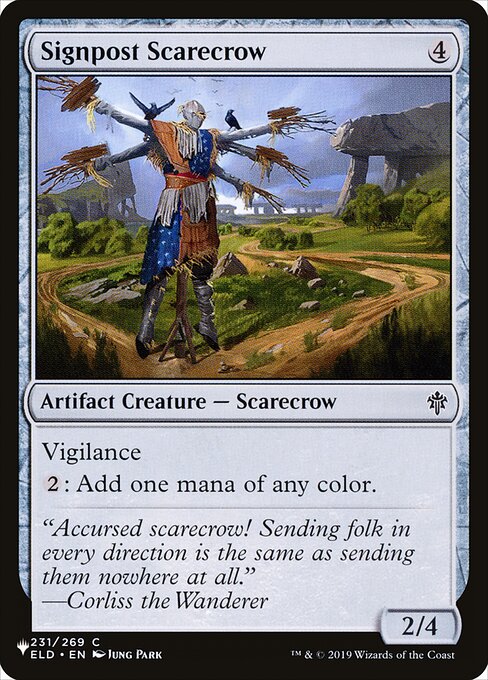 PLST: Signpost Scarecrow