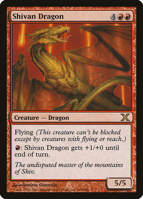 10E: Shivan Dragon