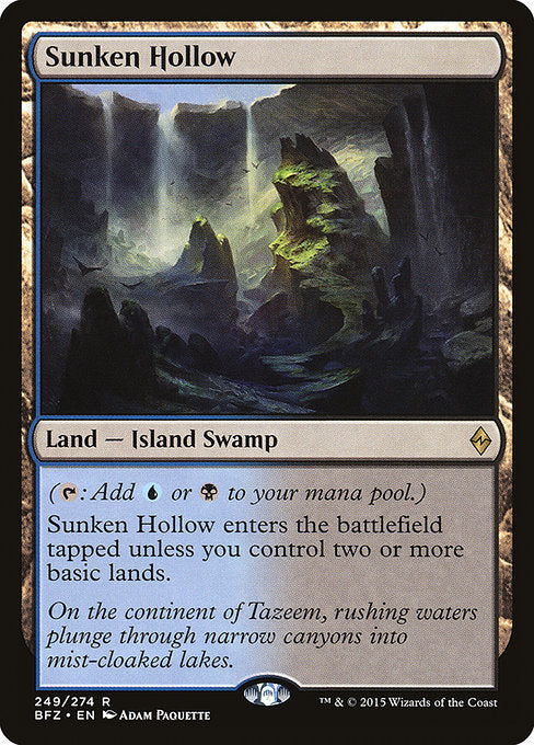 BFZ: Sunken Hollow (Foil)