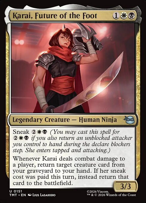 TMT: Karai, Future of the Foot