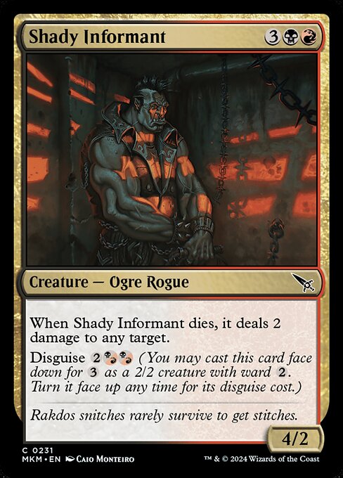 MKM: Shady Informant (Foil)