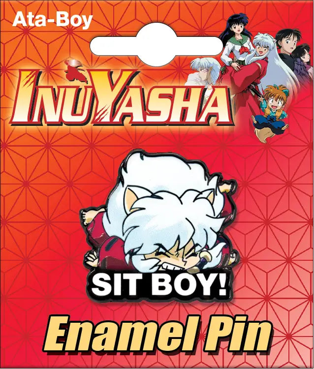 Inuyasha Sit Boy Enamel Pin