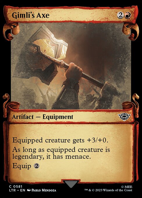 LTR: Gimli's Axe (Showcase Scrolls)