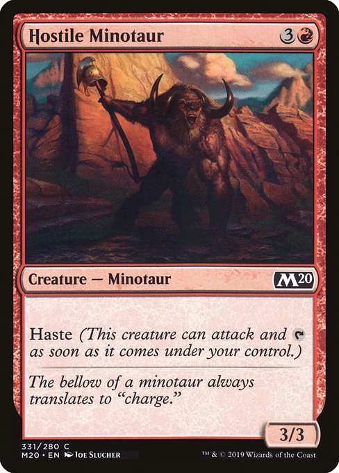 M20: Hostile Minotaur