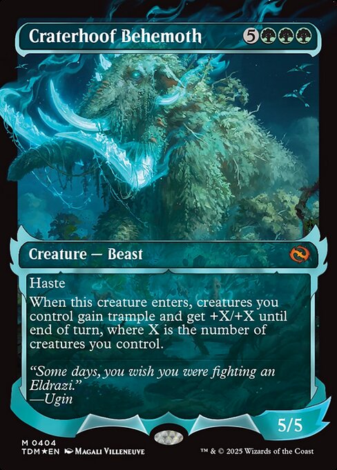 TDM: Craterhoof Behemoth (Showcase) (Foil)