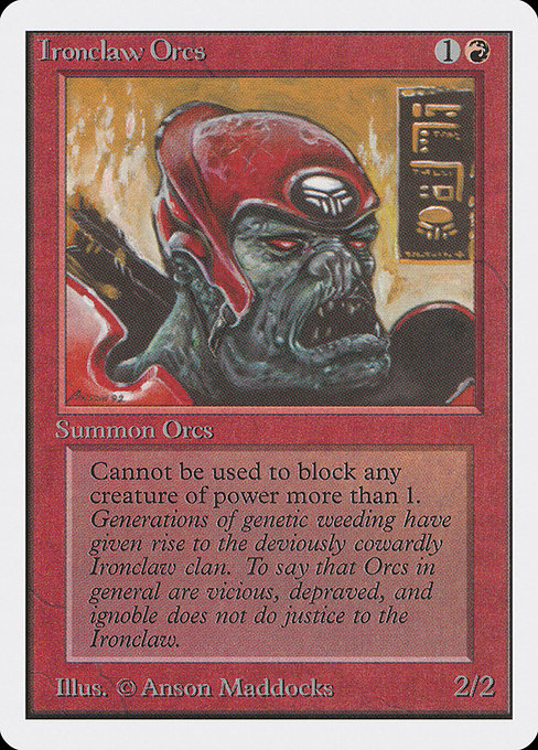 2ED: Ironclaw Orcs