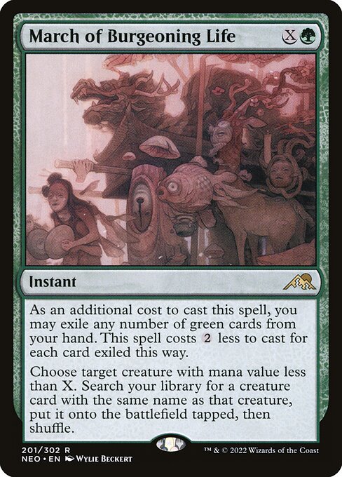 NEO: March of Burgeoning Life (Foil)