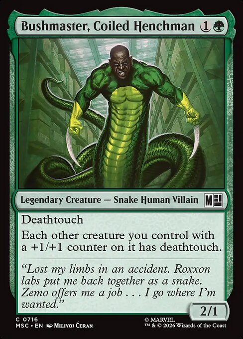 MSC: Bushmaster, Coiled Henchman (Foil)