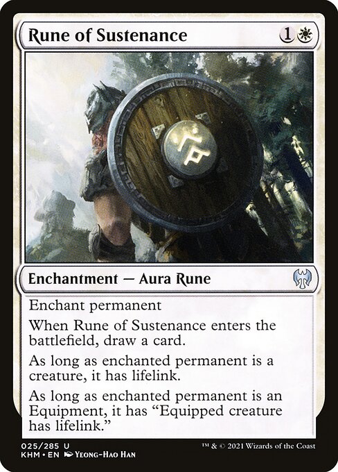 KHM: Rune of Sustenance (Foil)