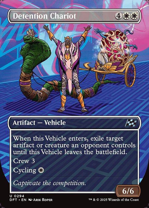 DFT: Detention Chariot (Borderless) (Foil)