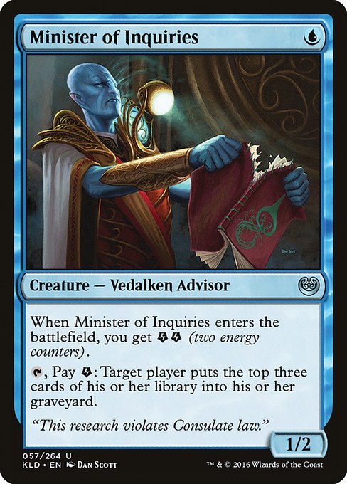 KLD: Minister of Inquiries