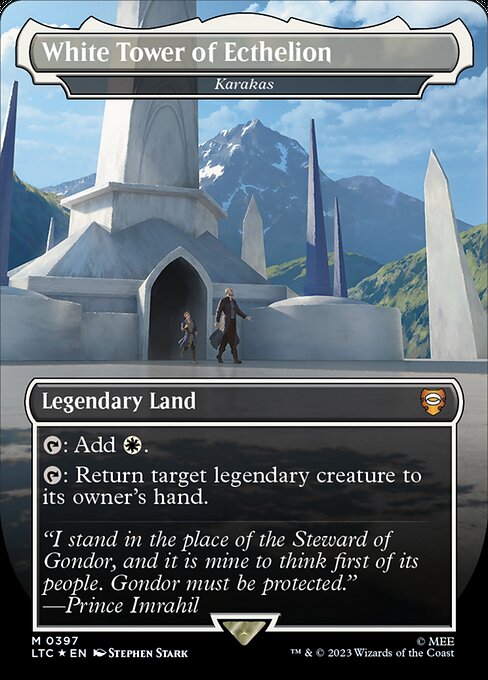 LTC: White Tower of Ecthelion - Karakas (Surge Foil)
