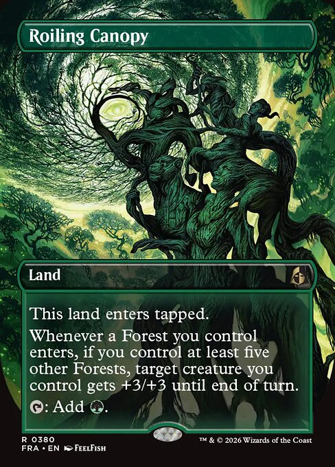 FRA: Roiling Canopy (Borderless) (Foil)