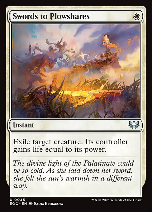 EOC: Swords to Plowshares