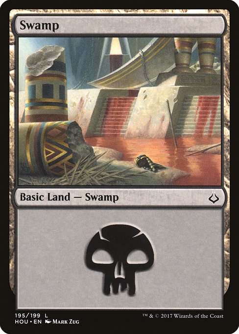 HOU: Swamp (195) (Foil)