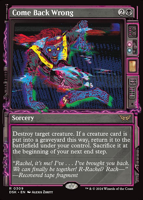 DSK: Come Back Wrong (Showcase) (Foil)