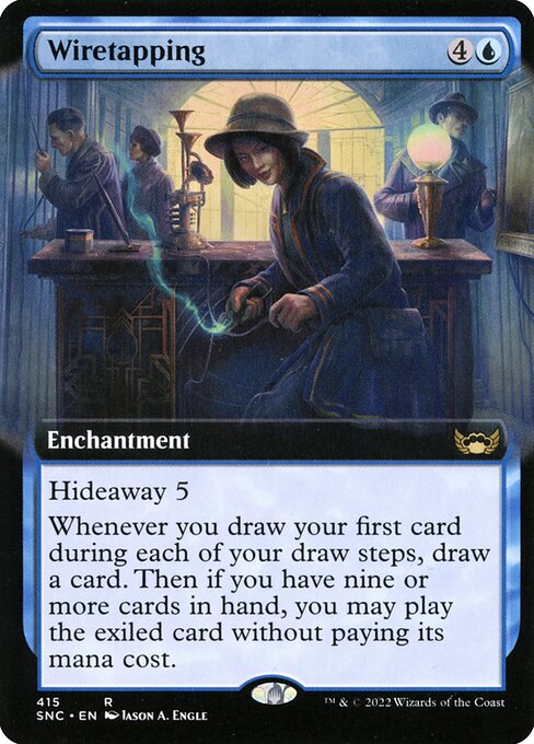 SNC: Wiretapping (Extended Art) (Foil)