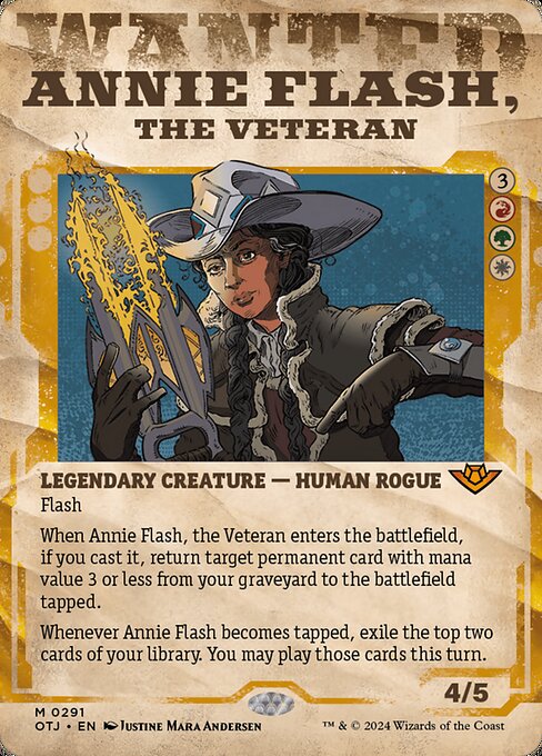 OTJ: Annie Flash, the Veteran (Showcase) (Foil)