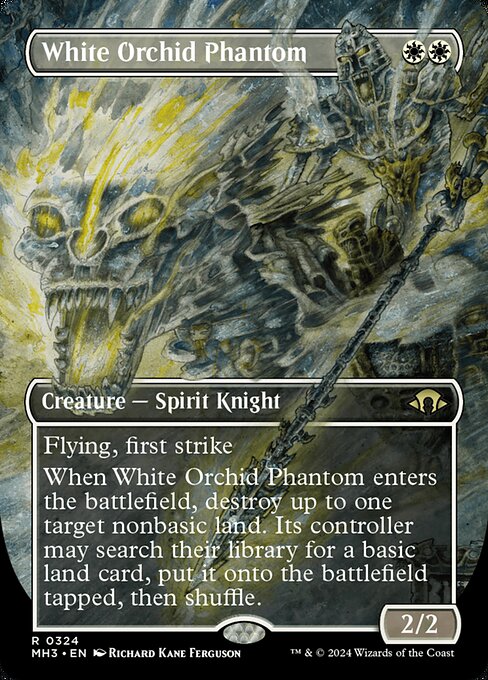 MH3: White Orchid Phantom (Borderless)