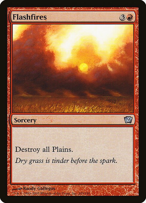 9ED: Flashfires (Foil)