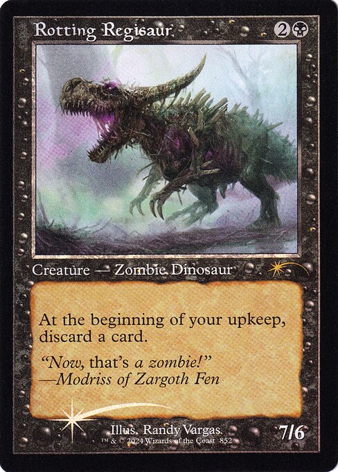 SLD: Rotting Regisaur (Retro Frame) (Foil)
